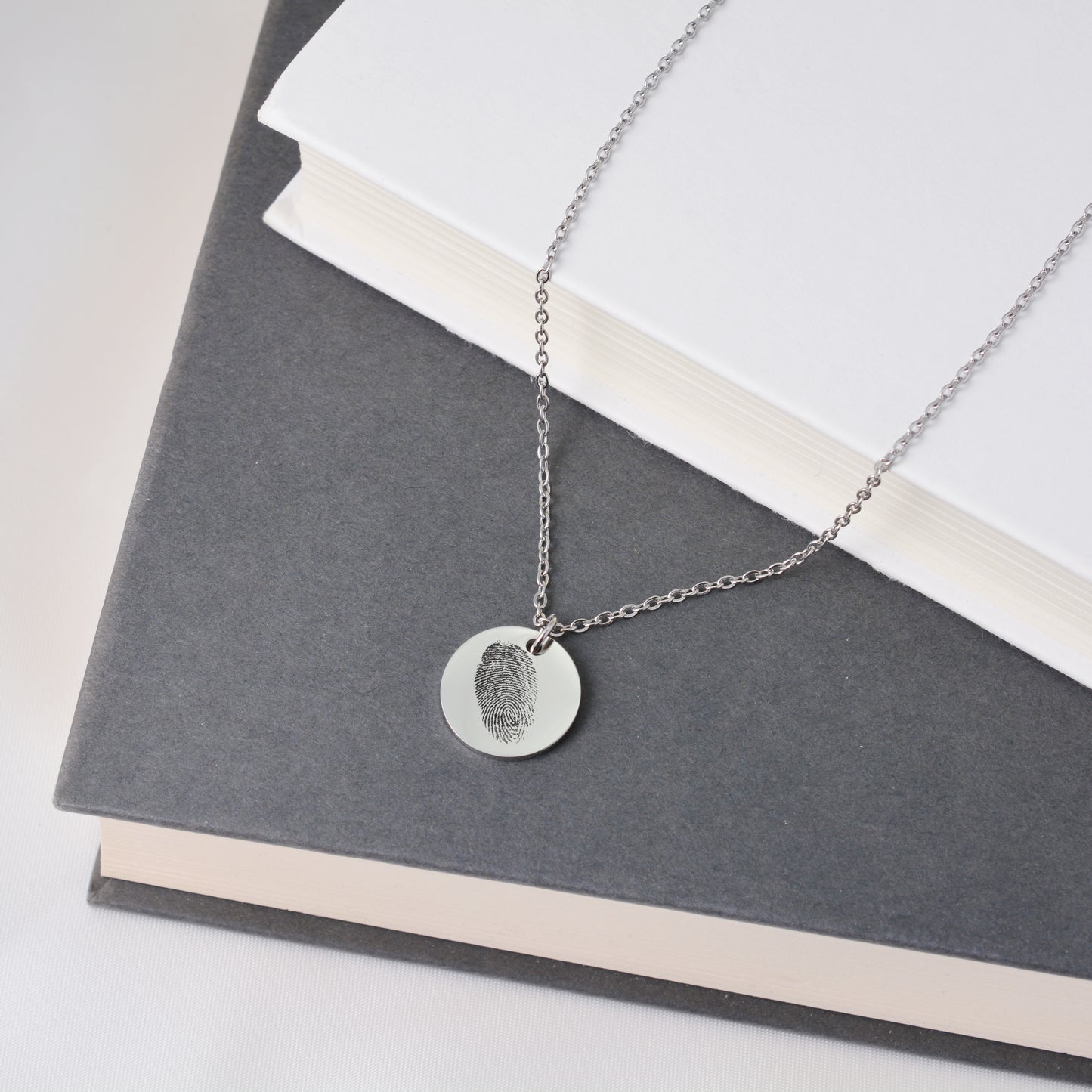 Personalisierte Fingerabdruck Halsketten