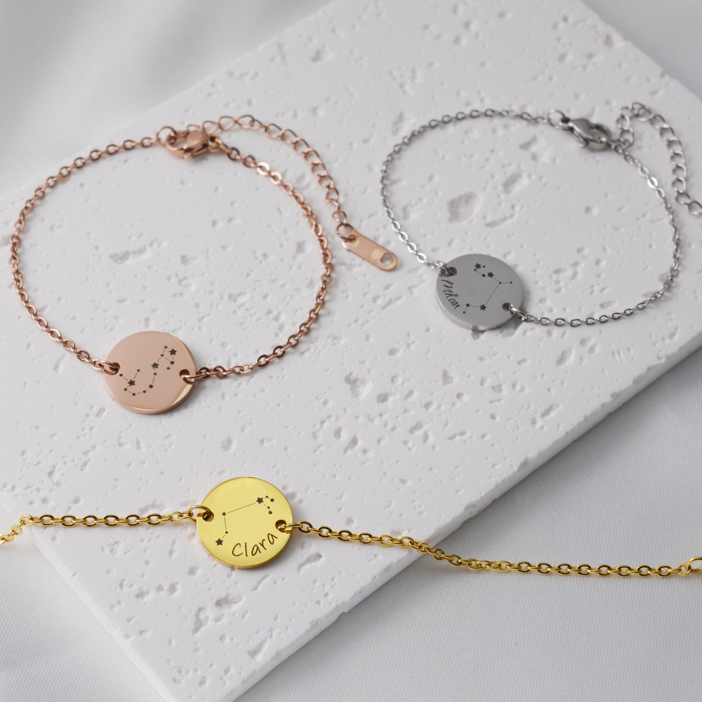 Personalisierbares Taufarmband, Gravur Schmuck