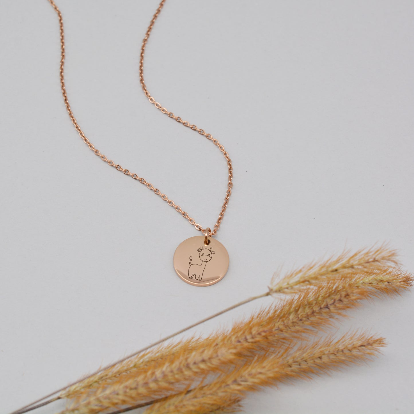 Kinderzeichnung Halskette