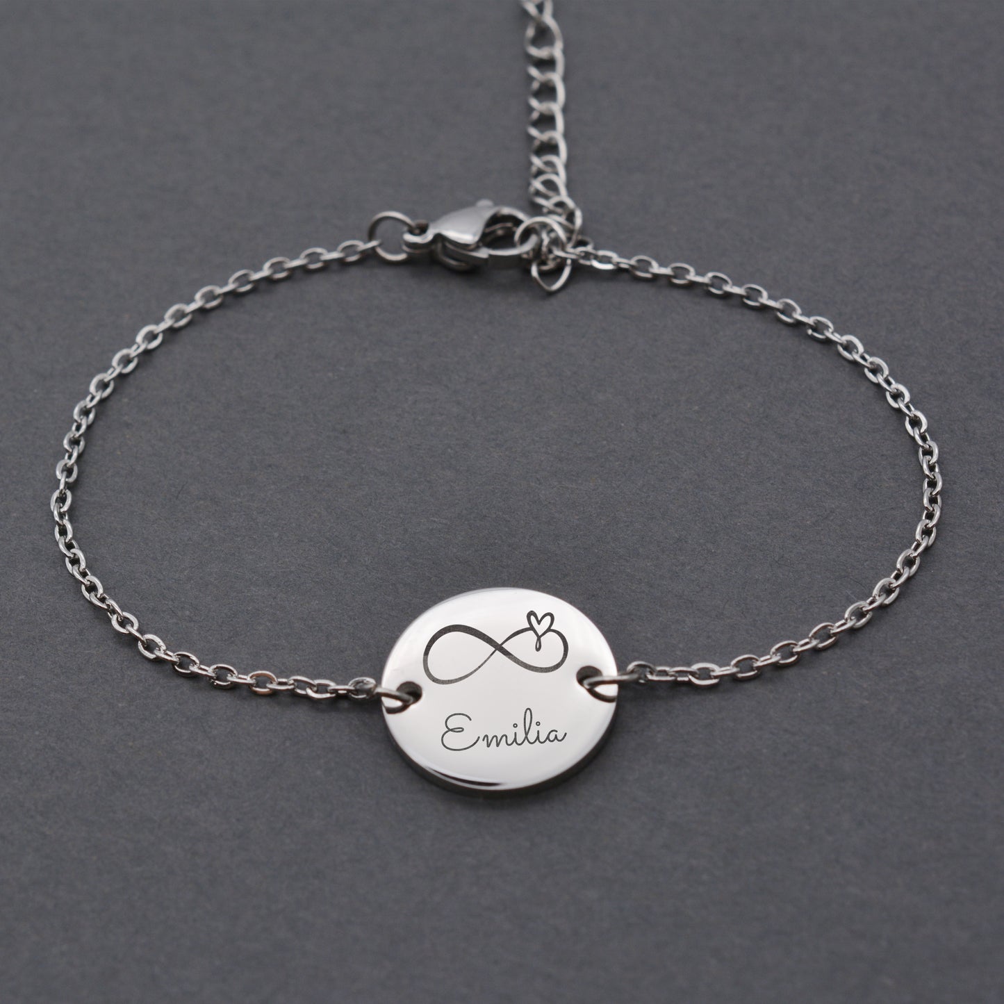 Personalisierbares Taufarmband, Gravur Schmuck